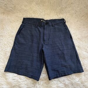 Hurley Men's Navy Flat Front Shorts